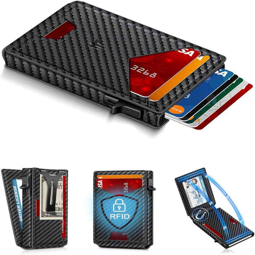 Limited-Time Offer: Under $22 Each丨Ditch the Bulk with a Minimalist Pop-Up Wallet, Built-In Money Clip & Full RFID Protection