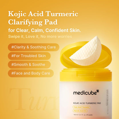 Korean Brightening Skincare Set - Kojic Acid + Turmeric Formula For A Radiant Glow