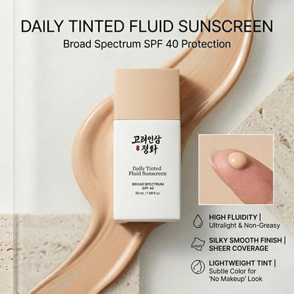 Skin Tint Sunscreen - Daily SPF40 Coverage For A Fresh Natural Look