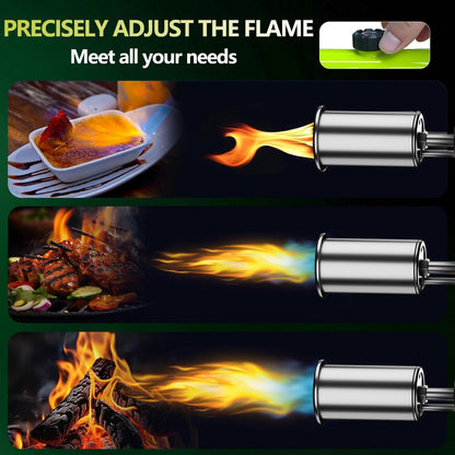 Heavy-Duty High-Output Propane Torch — One-Touch Turbo Fire & Maximum Safety Lock for Instant Clearing