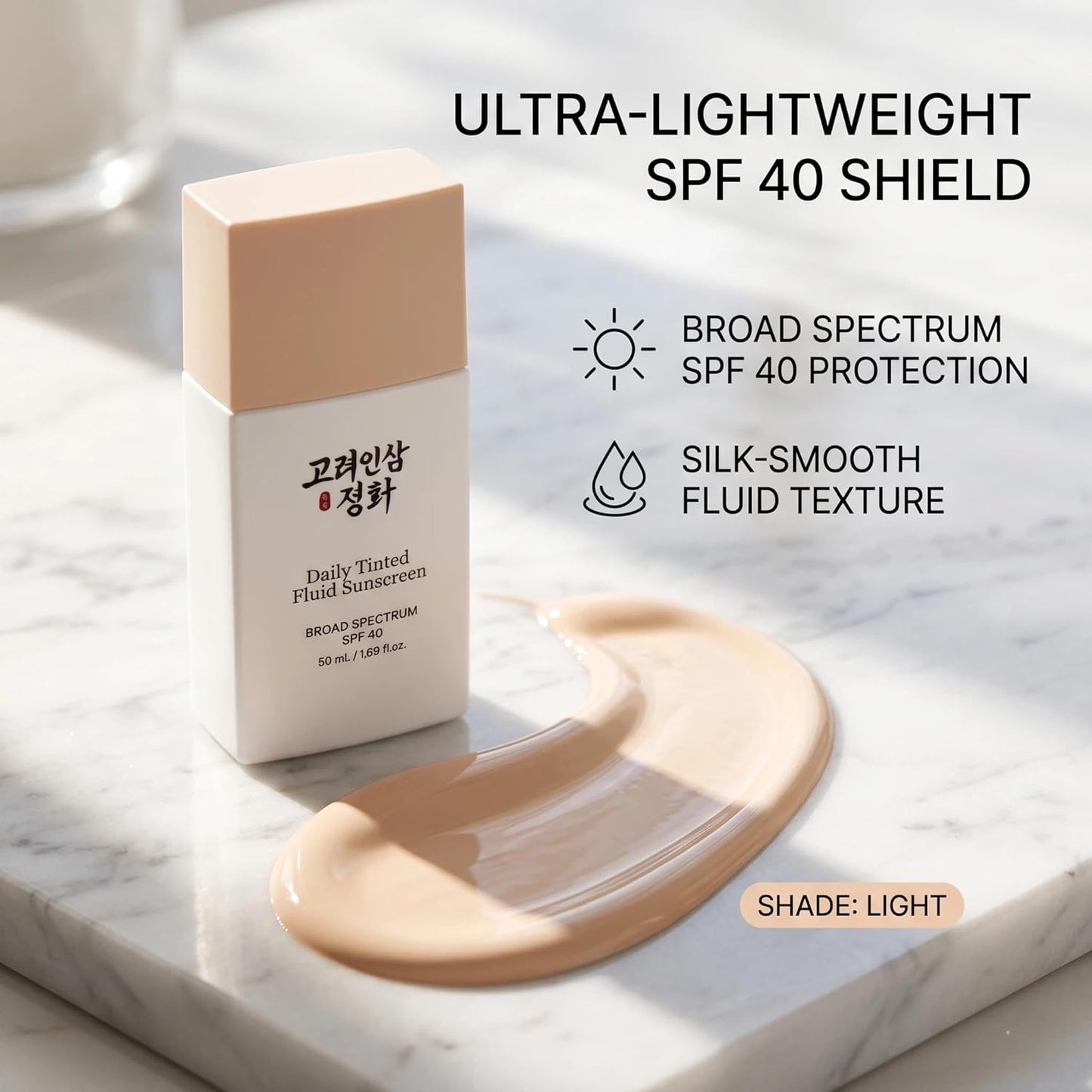 Skin Tint Sunscreen - Daily SPF40 Coverage For A Fresh Natural Look