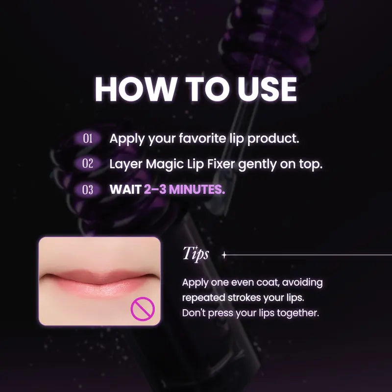 Lip Fixer - Transfer-Resistant Locking Coat For Long-Lasting Lip Color