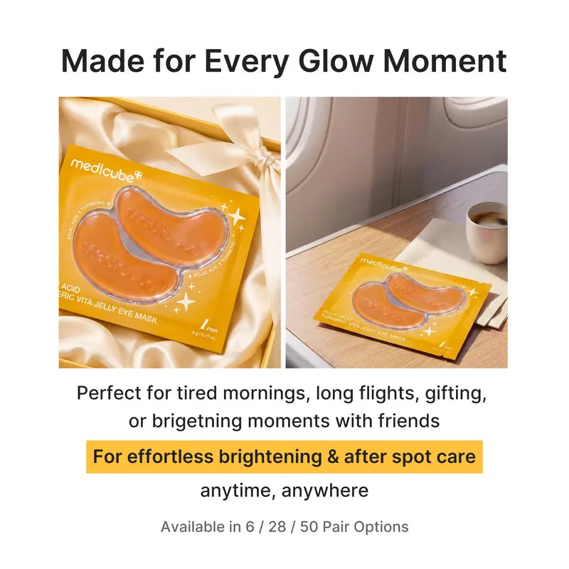Jelly Eye Mask - Kojic Acid & Vitamin C Formula For Brighter-Looking Eyes