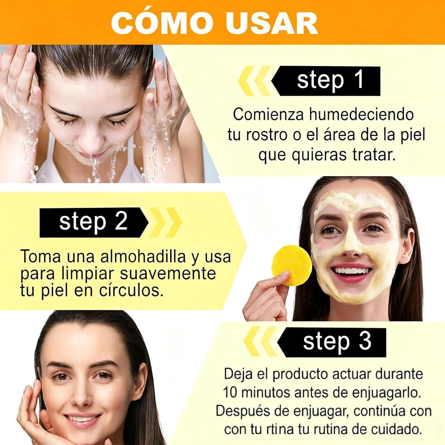 Brightening Cleansing Pads - Turmeric & Kojic Acid Formula For Fresh-Looking Glow