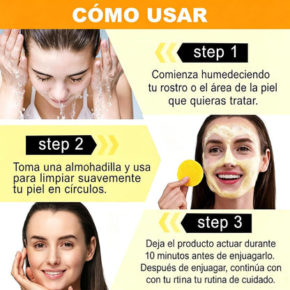 Brightening Cleansing Pads - Turmeric & Kojic Acid Formula For Fresh-Looking Glow