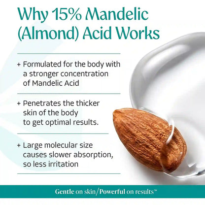 Body Clearing Serum - 15% Mandelic Acid Formula For Smooth & Refined-Looking Skin
